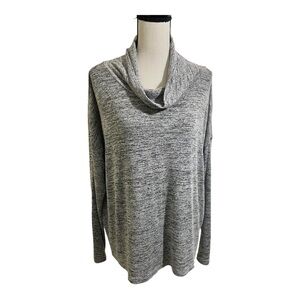 Nicole Miller New York womens Cowl neck sweater. X-large marble color rayon